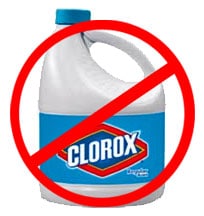 no clorox