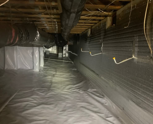 sealed crawlspace