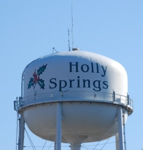 holly springs water tower