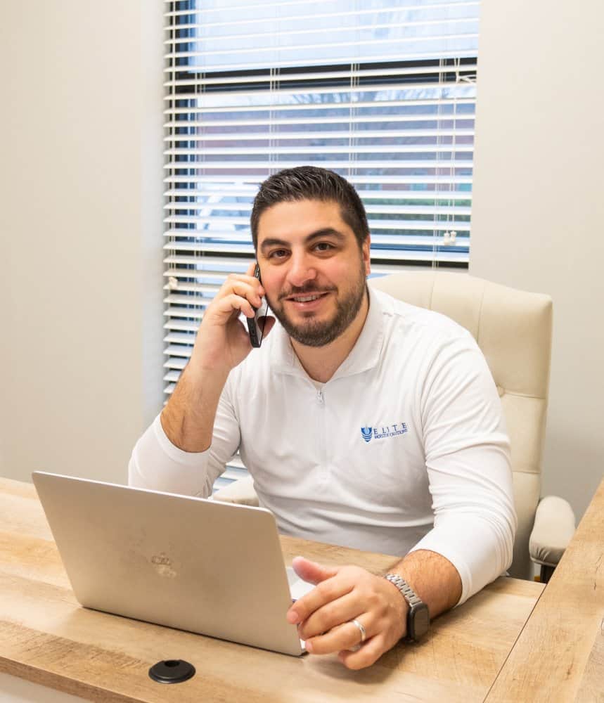 Owner of Elite Moisture Solutions, Chris Toro