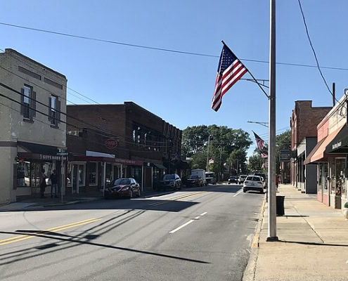 East Main Street in Clayton NC