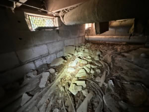 untreated crawlspace in Fayetteville