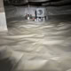 Fully encapsulated crawlspace on N. Elliott Rd in Chapel Hill showing dehumidifier