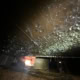 crawlspace under Champions Pointe Dr home showing heavy condensation