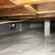 Fully encapsulated crawlspace on Piney Plains Rd in Cary