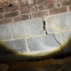 severe foundation cracking found within crawlspace  during inspection in Apex